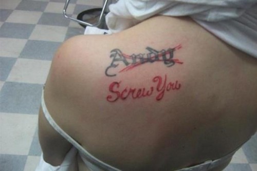 why you dont tatoo your boyfriends name